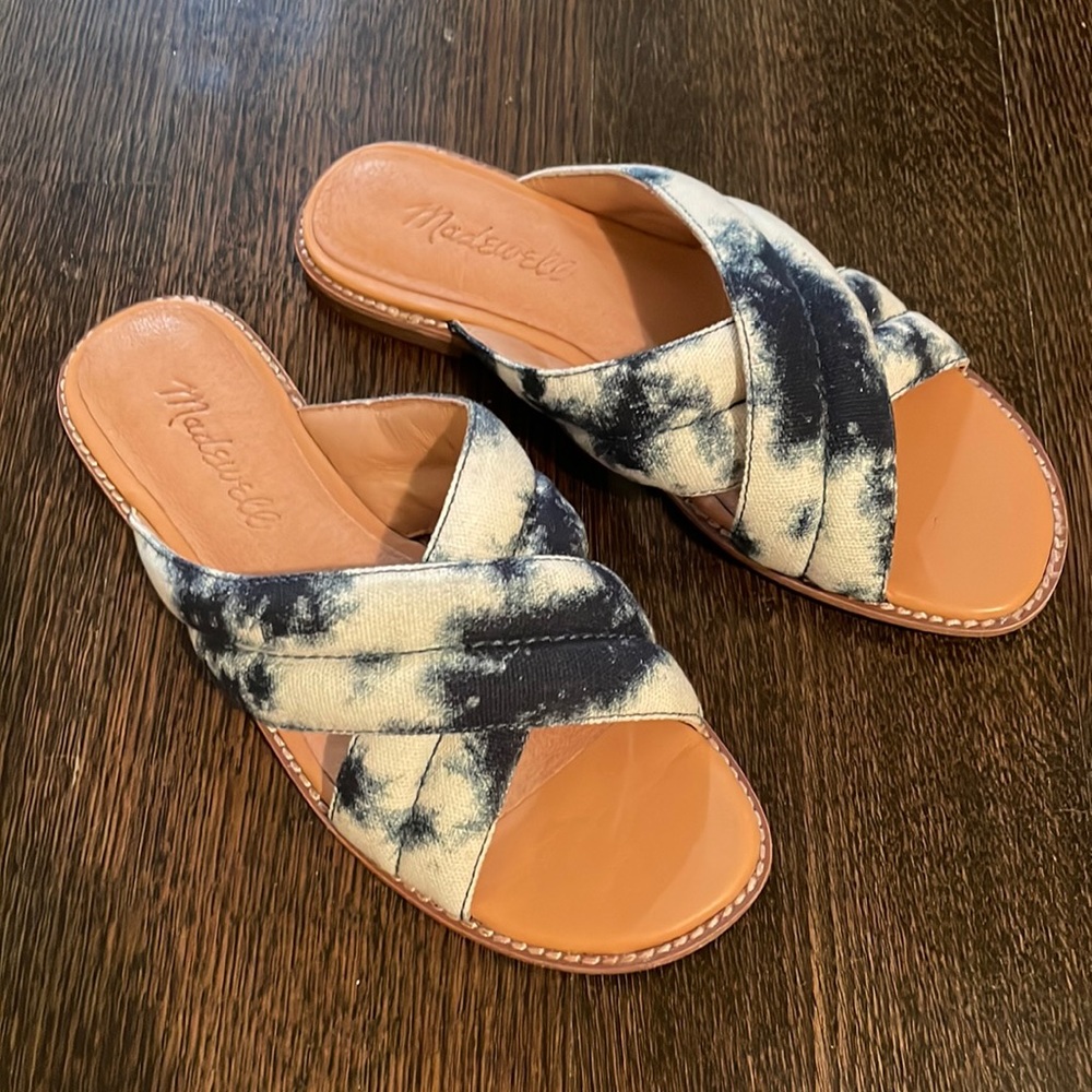 Tie dye Madewell Sandals
